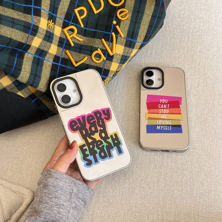 FCK OFF ! Silicon Mirror Designer Case for iPhone