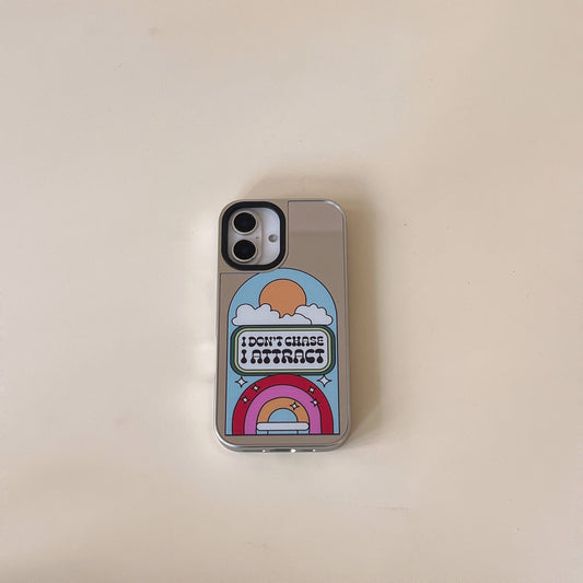 Growing Glowing Designer Silicon Mirror Case for iPhone