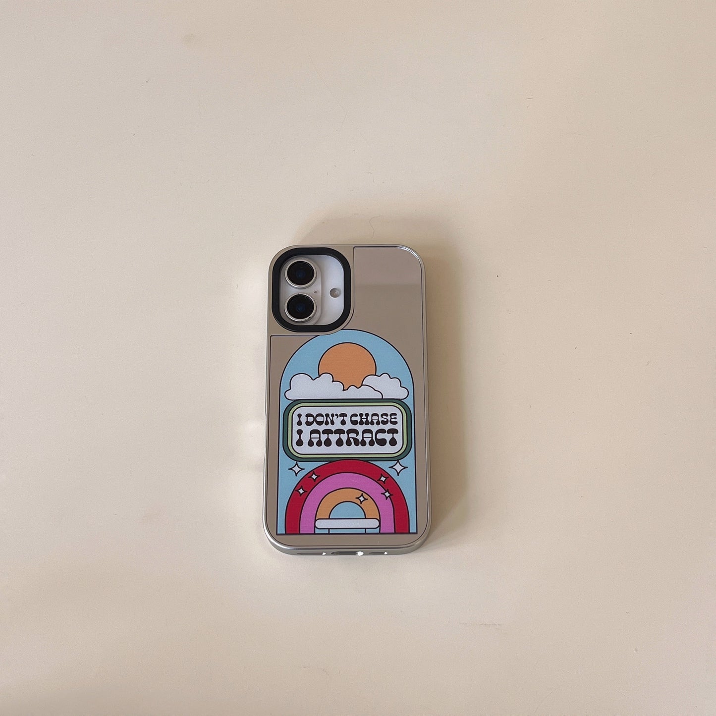 FCK OFF ! Silicon Mirror Designer Case for iPhone