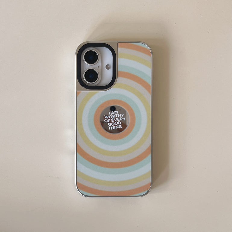 Growing Glowing Designer Silicon Mirror Case for iPhone