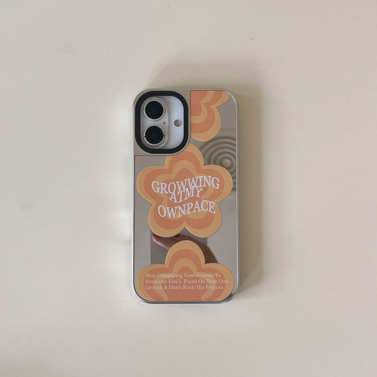 Growing Glowing Designer Silicon Mirror Case for iPhone