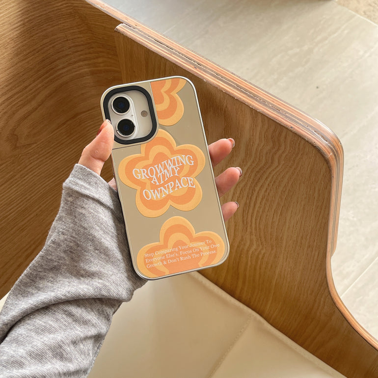 Growing Glowing Designer Silicon Mirror Case for iPhone