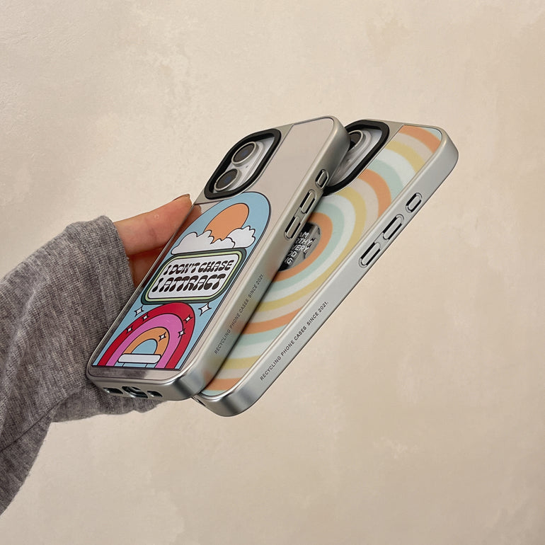 Growing Glowing Designer Silicon Mirror Case for iPhone