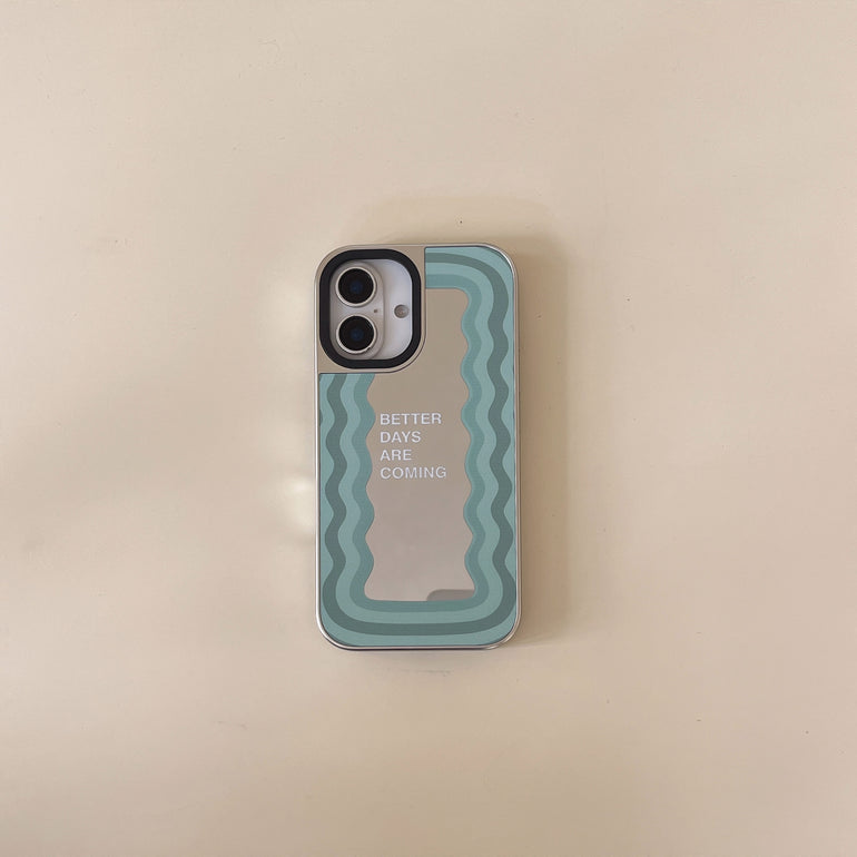 Mirror Reflects Quote Designer Silicon Mirror Case for iPhone