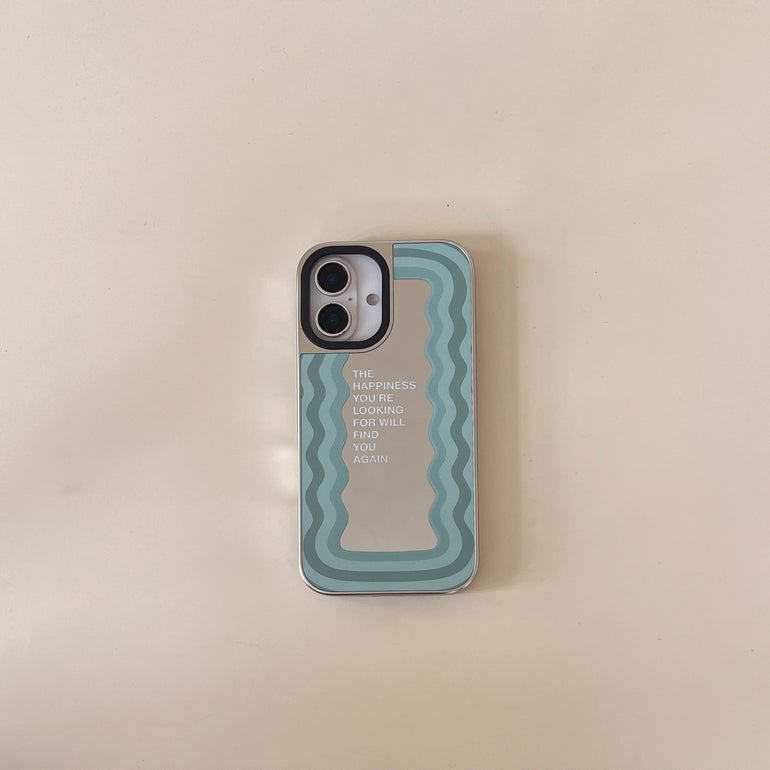 Mirror Reflects Quote Designer Silicon Mirror Case for iPhone