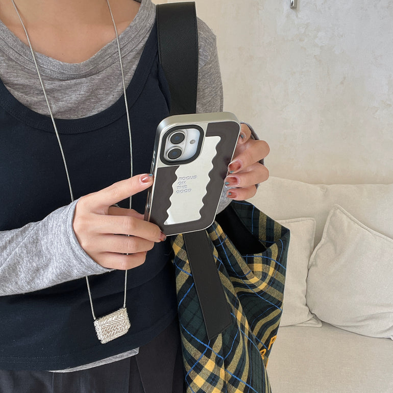 Mirror Reflects Quote Designer Silicon Mirror Case for iPhone