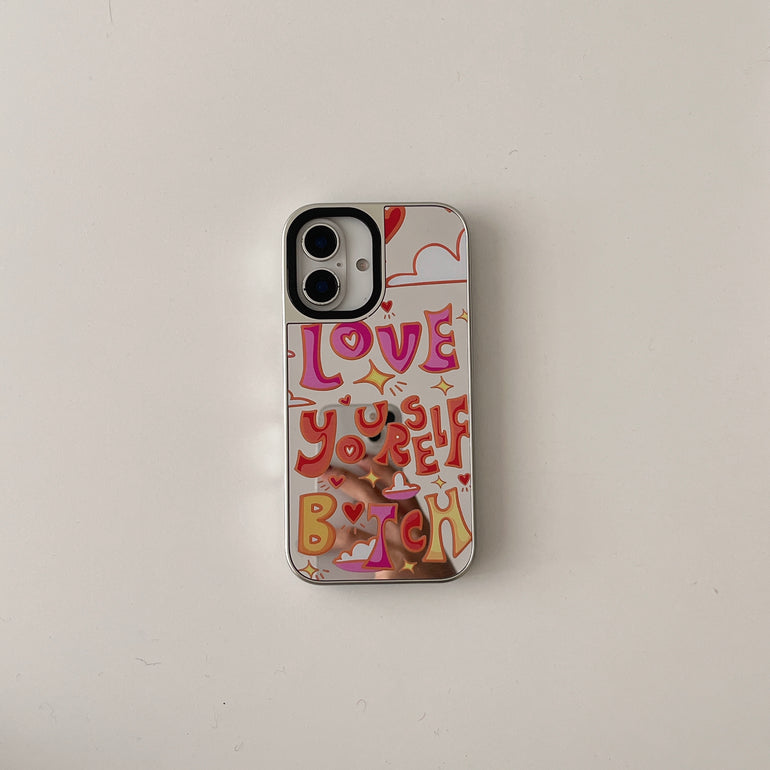 Being Alive ! Silicon Mirror Case for iPhone