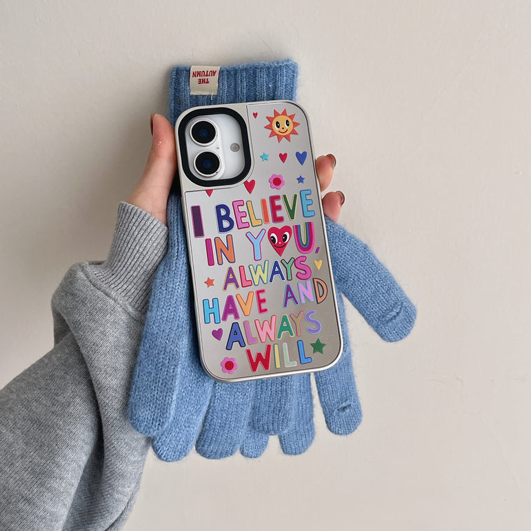 Being Alive ! Silicon Mirror Case for iPhone