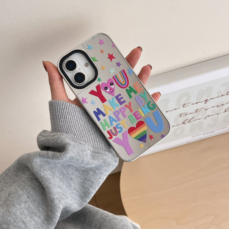 Being Alive ! Silicon Mirror Case for iPhone