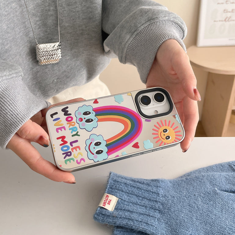 Being Alive ! Silicon Mirror Case for iPhone