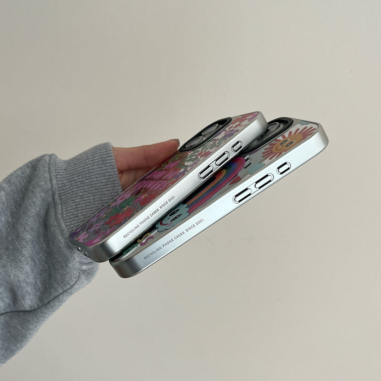 Being Alive ! Silicon Mirror Case for iPhone