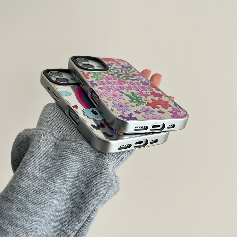 Being Alive ! Silicon Mirror Case for iPhone