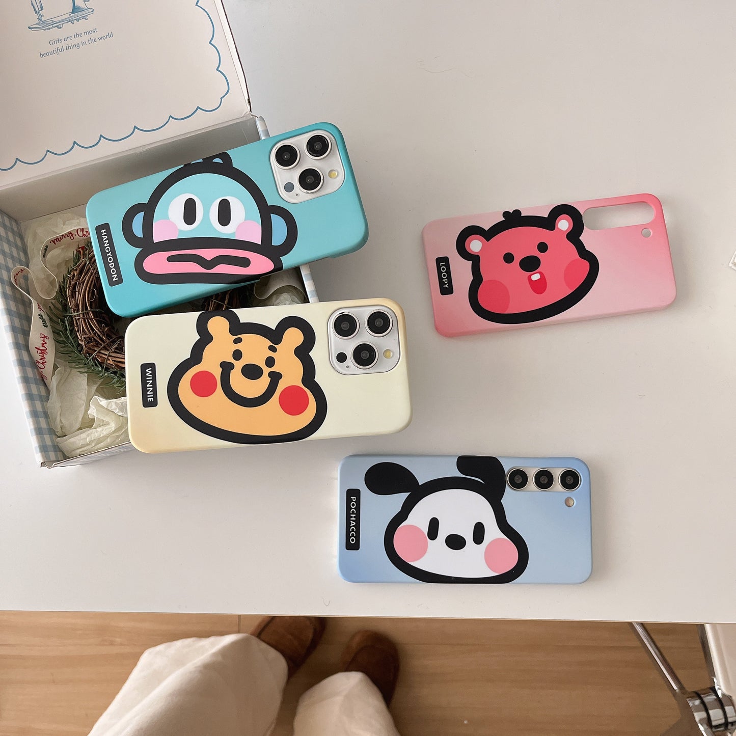 Cute Cartoon Slim Case for iPhone And Samsung