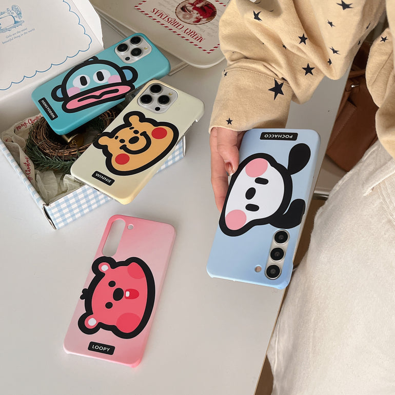 Cute Cartoon Slim Case for iPhone And Samsung