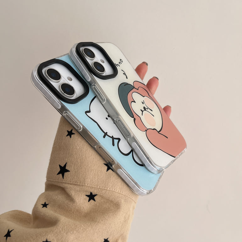 Cartoon Design Impact Proof Designer Silicon Case for iPhone