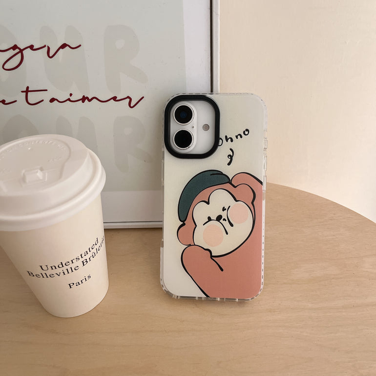Cartoon Design Impact Proof Designer Silicon Case for iPhone