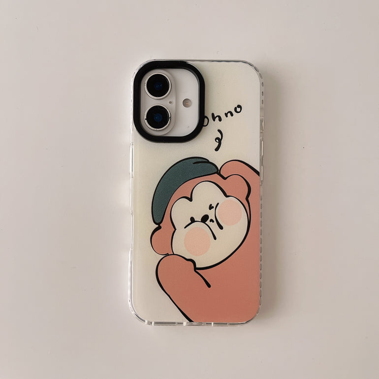 Cartoon Design Impact Proof Designer Silicon Case for iPhone