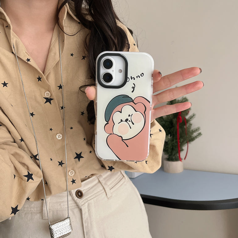 Cartoon Design Impact Proof Designer Silicon Case for iPhone