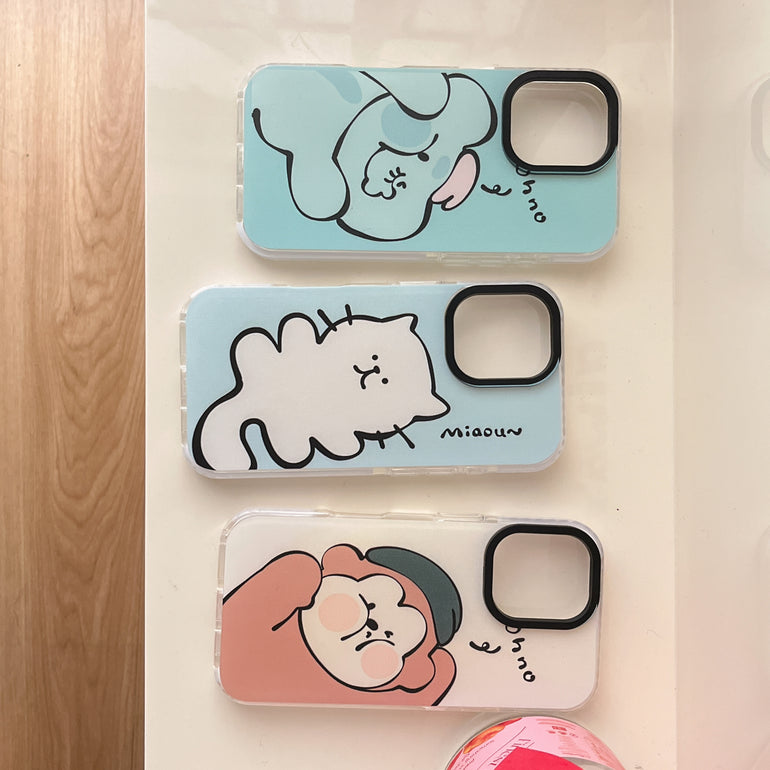Cartoon Design Impact Proof Designer Silicon Case for iPhone