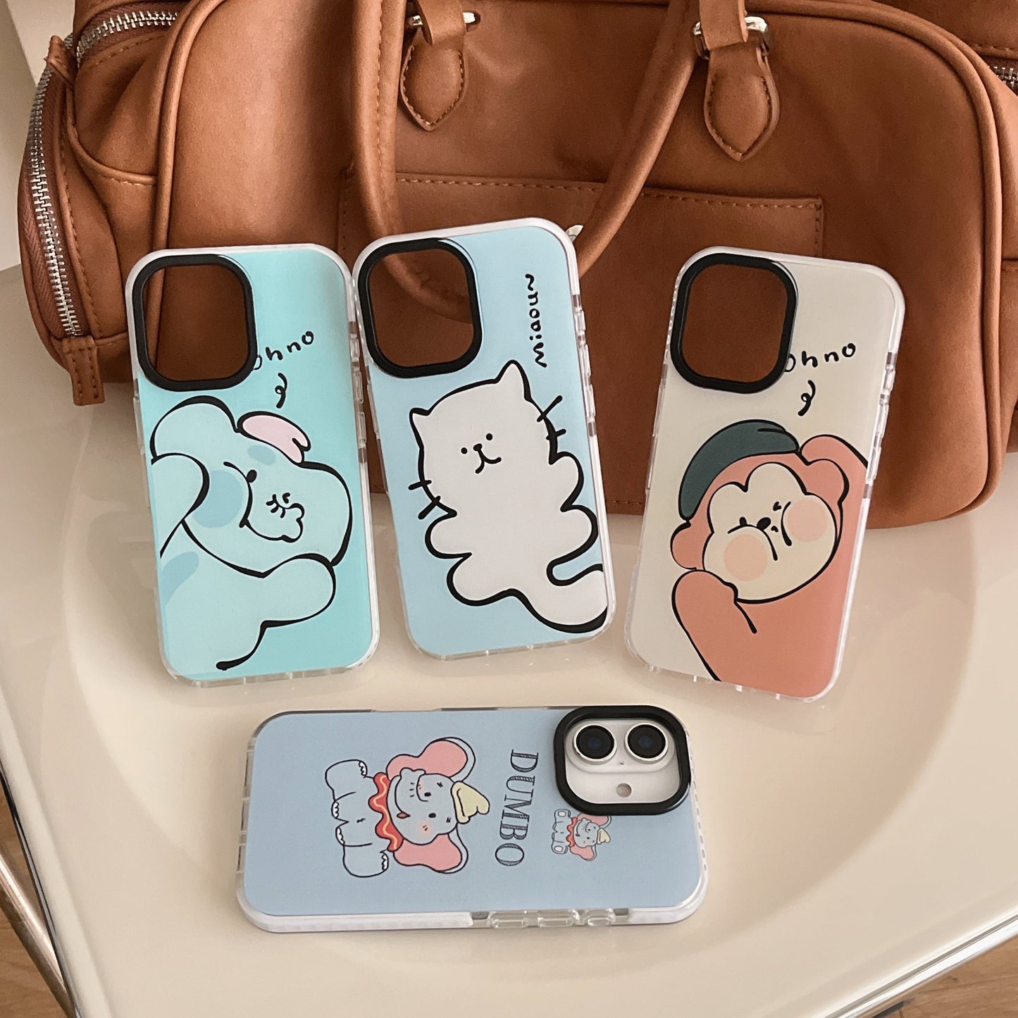 Cartoon Design Impact Proof Designer Silicon Case for iPhone