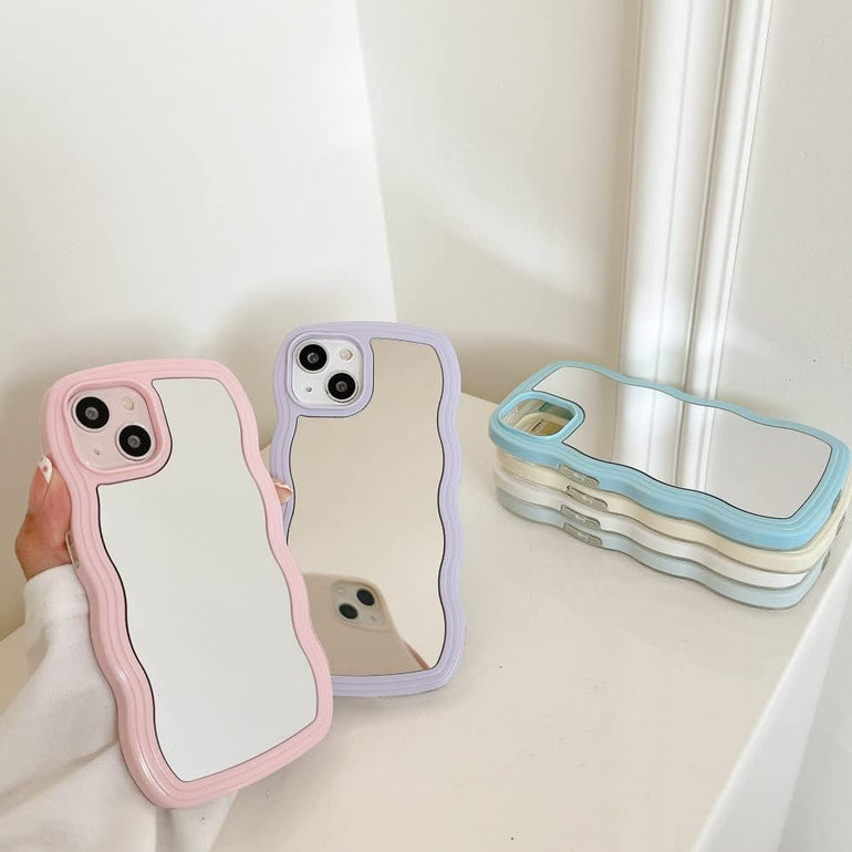 Wawy Style Mirror Finish Silicon Case for iPhone