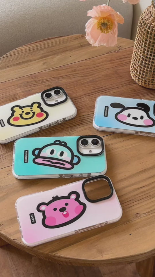 Cute Cartoon Designer Impact Proof Silicon Case for iPhone