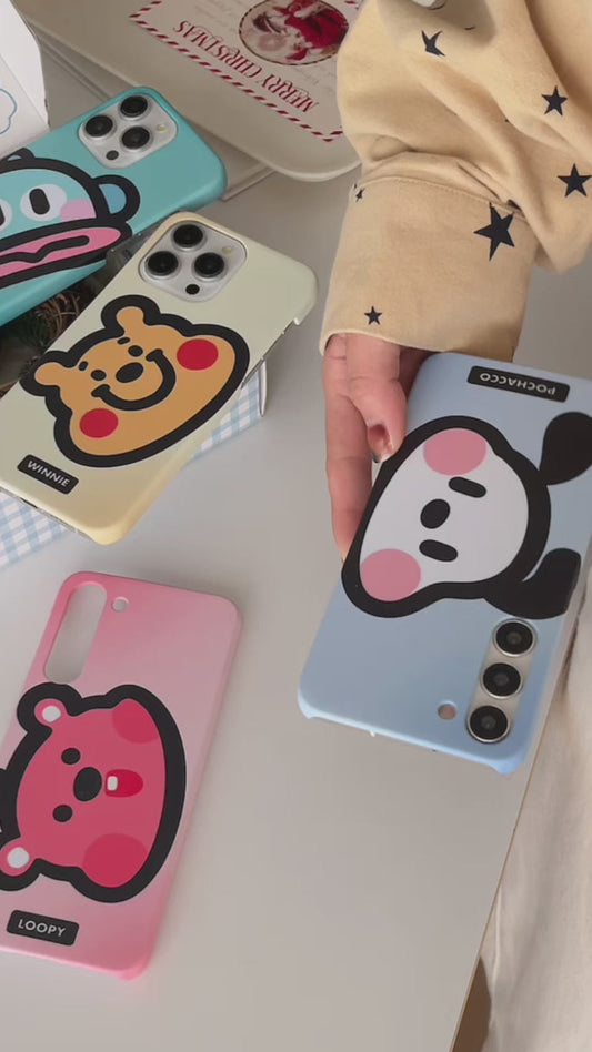 Cute Cartoon Slim Case for iPhone And Samsung