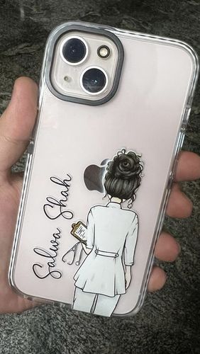 iPhone Impact Proof Customised Silicon Case ( Professional Girl )