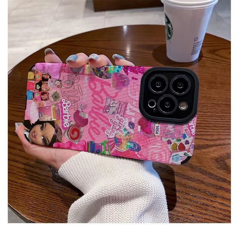 Barbie Girl Gang Collage  iPhone 13/14/15/16/16E Case  (Basic, Pro, Pro-Max) - Full Protection