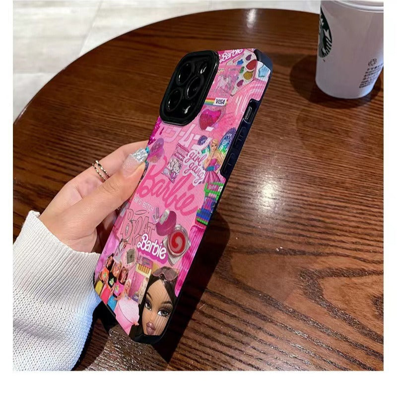 Barbie Girl Gang Collage  iPhone 13/14/15/16/16E Case  (Basic, Pro, Pro-Max) - Full Protection