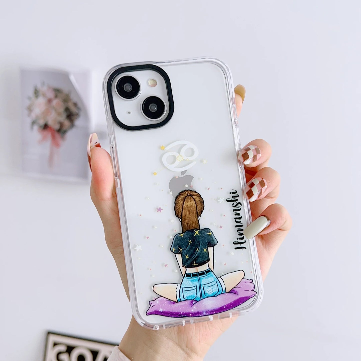 iPhone Impact Proof Customised Silicon Case ( Sun Signs )
