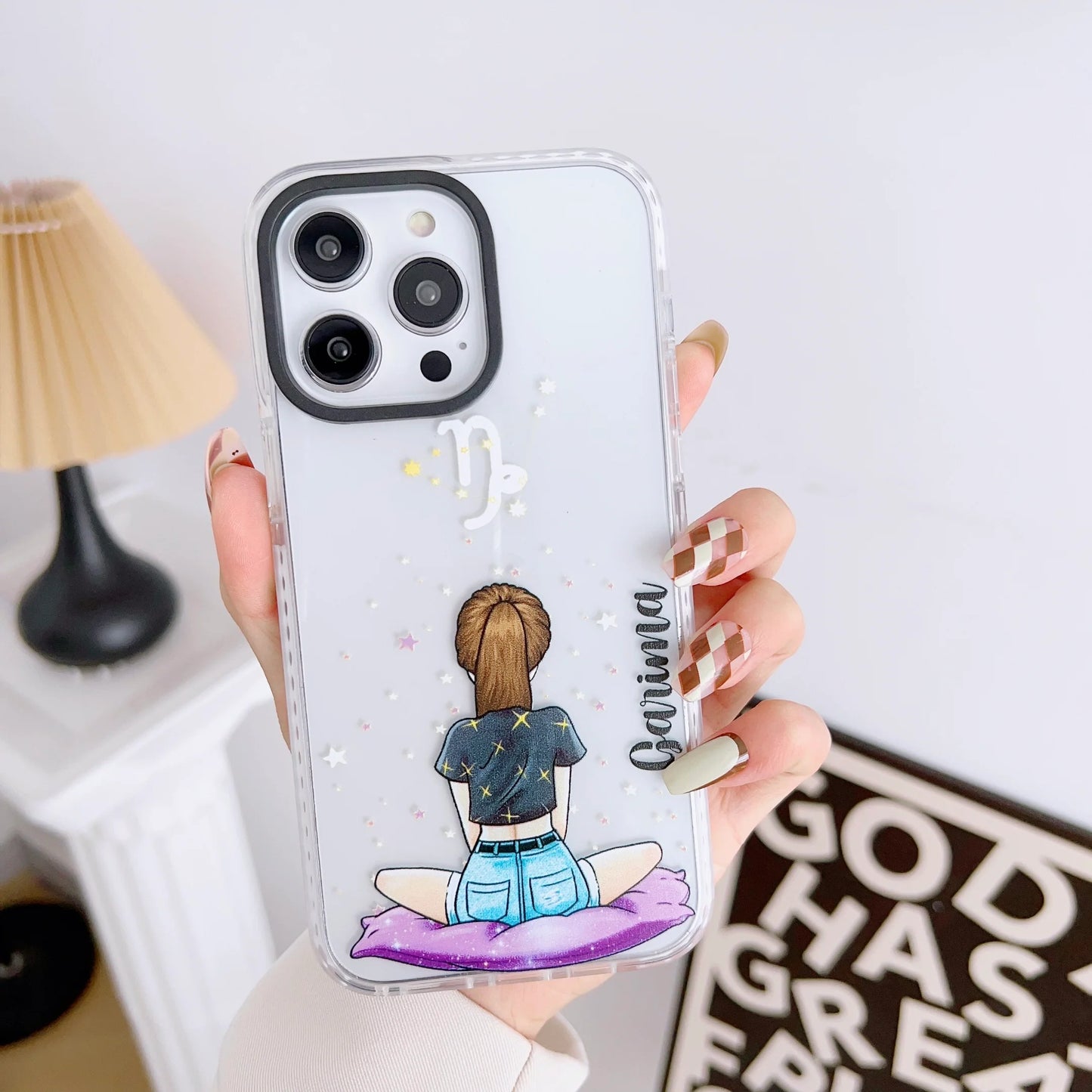 iPhone Impact Proof Customised Silicon Case ( Sun Signs )