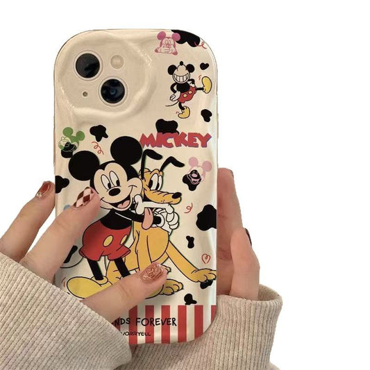 Classic Mickey & Pluto Pals Case for   iPhone 13/14/15/16/16E  (Basic, Pro, Pro-Max)