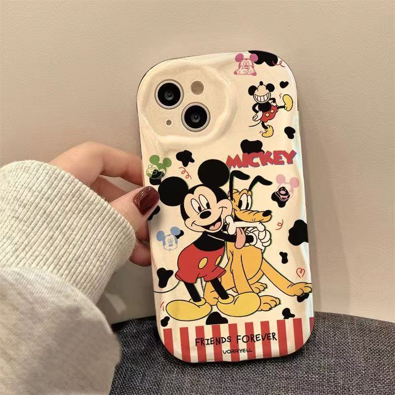 Classic Mickey & Pluto Pals Case for   iPhone 13/14/15/16/16E  (Basic, Pro, Pro-Max)