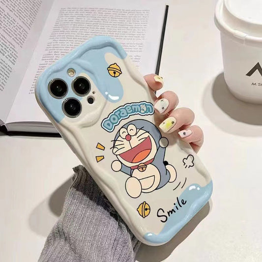 Doraemon "Smile" Soft Silicone  iPhone 13/14/15/16 Case (Basic, Pro, Pro-Max)