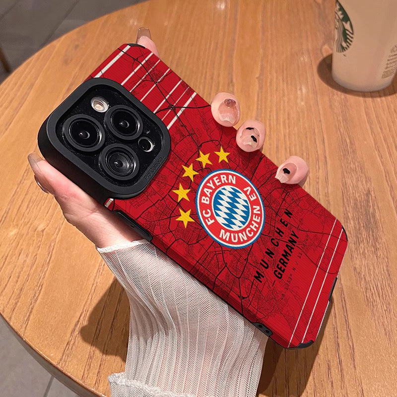 FC Bayern Munich TPU  iPhone 13/14/15/16/16E  (Basic, Pro, Pro-Max) - Full Protection