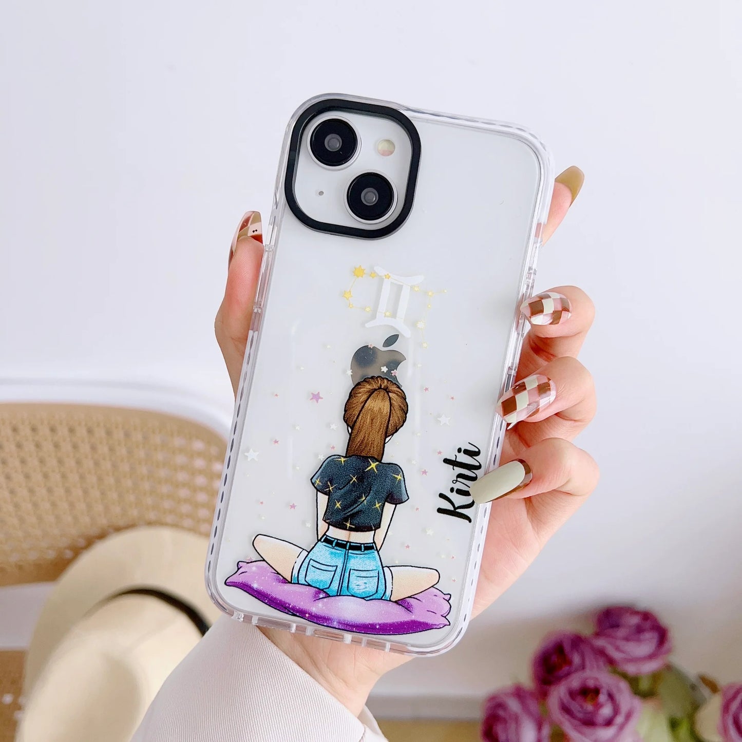 iPhone Impact Proof Customised Silicon Case ( Sun Signs )