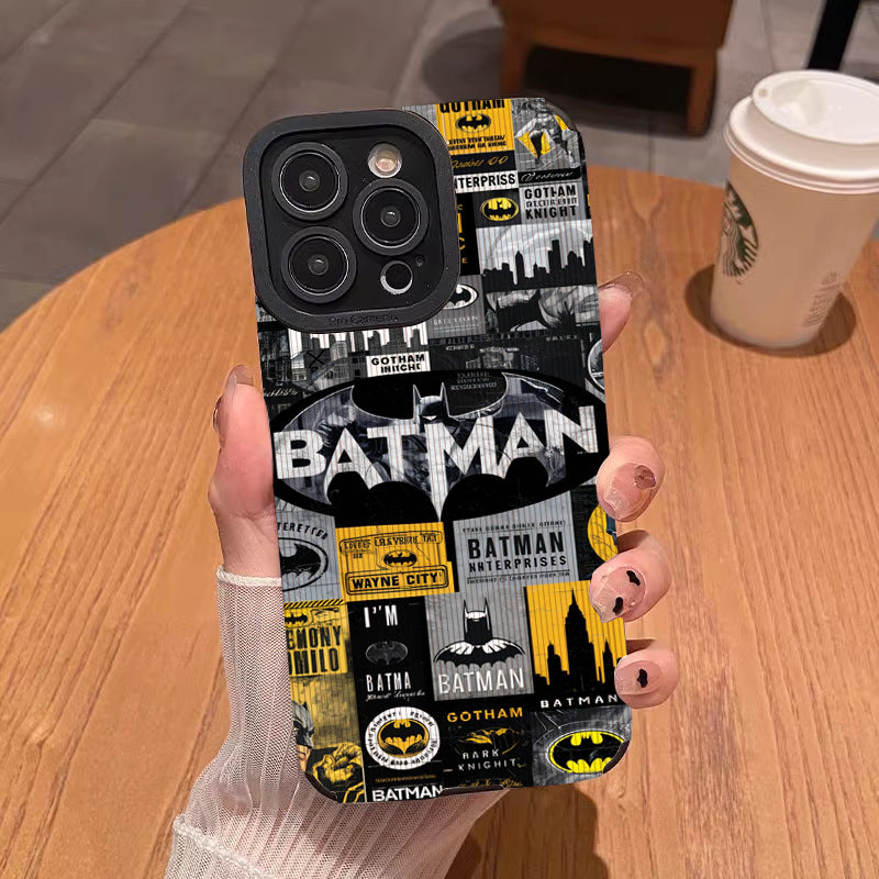 Gotham Vibes Batman  iPhone 13/14/15/16/16E Case (Basic, Pro, Pro-Max) - Full Protection