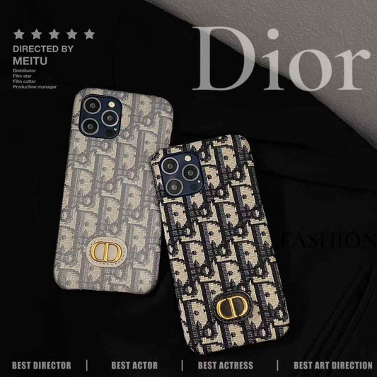 Luxury Branded Leather Case For iPhone