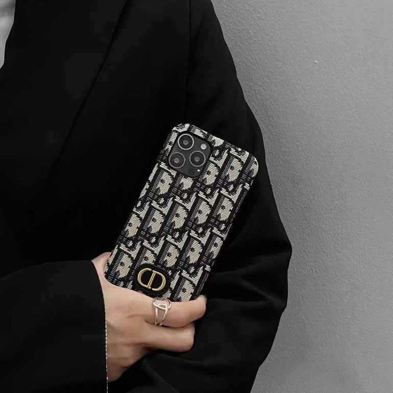 Luxury Branded Leather Case For iPhone