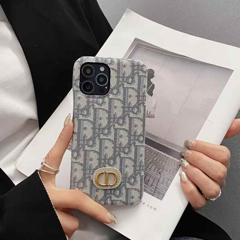 Luxury Branded Leather Case For iPhone