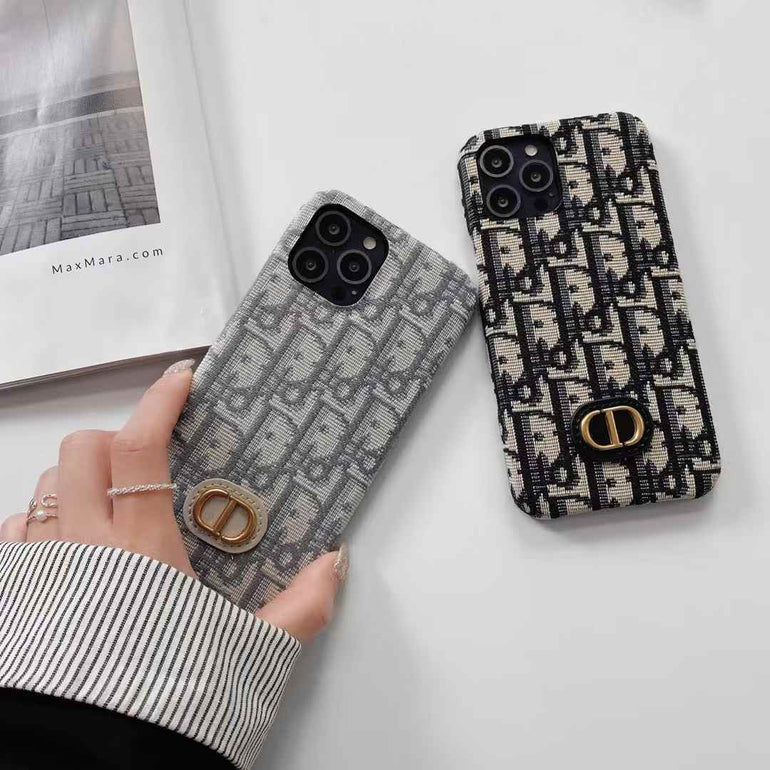 Luxury Branded Leather Case For iPhone