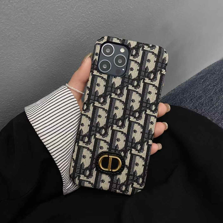 Luxury Branded Leather Case For iPhone
