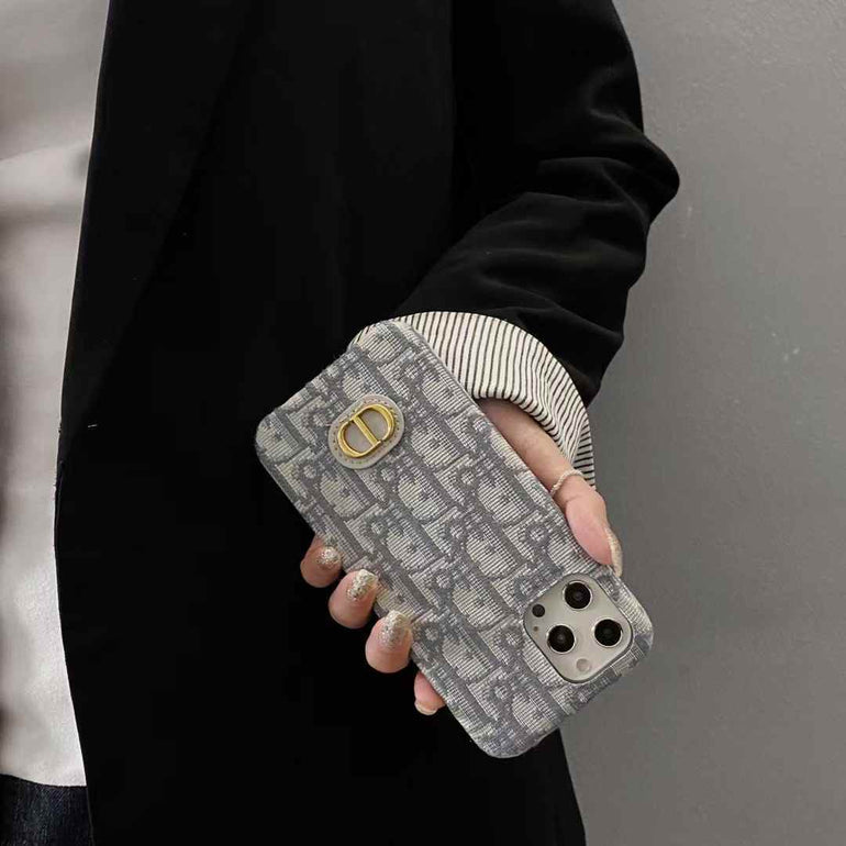Luxury Branded Leather Case For iPhone