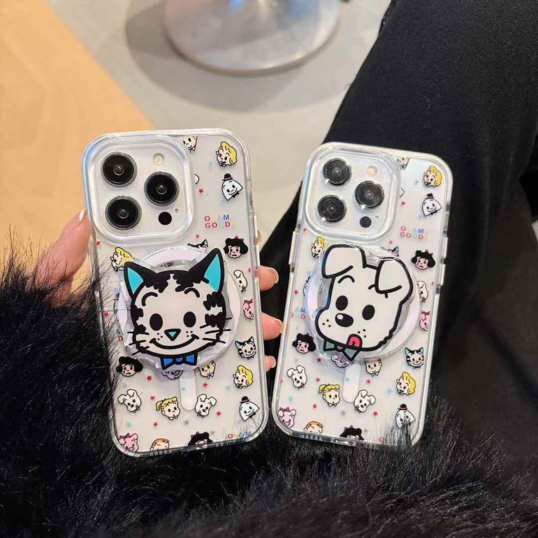 Cute Cartoon Magsafe iPhone Case With Magafe Holder