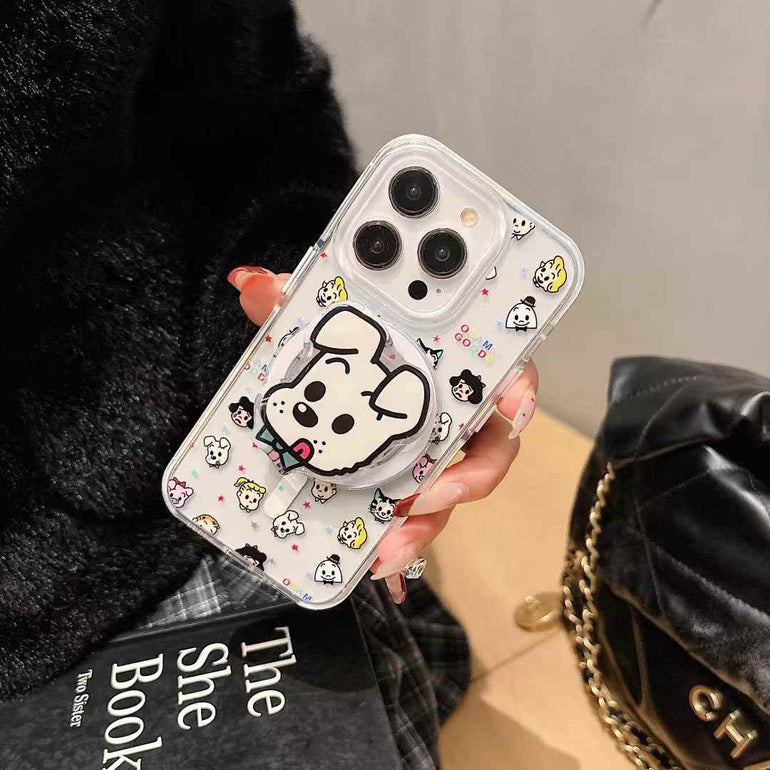 Cute Cartoon Magsafe iPhone Case With Magafe Holder