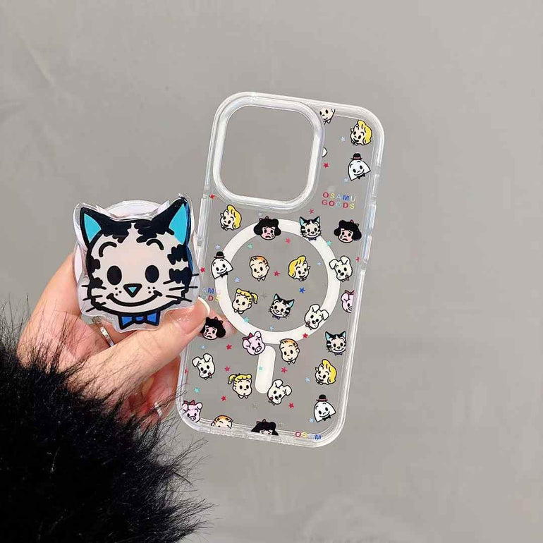 Cute Cartoon Magsafe iPhone Case With Magafe Holder