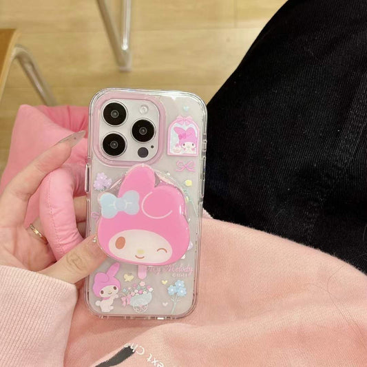 Cute Doll Designer Magsafe Silicon Case For iPhone With Doll Magsafe Holder