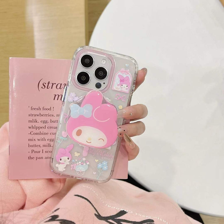 Cute Doll Designer Magsafe Silicon Case For iPhone With Doll Magsafe Holder