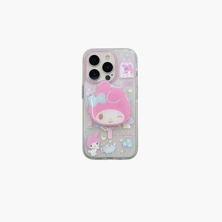 Cute Doll Designer Magsafe Silicon Case For iPhone With Doll Magsafe Holder